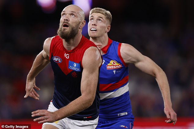 Melbourne Demons star Max Gawn was voted ahead of the St Kilda star