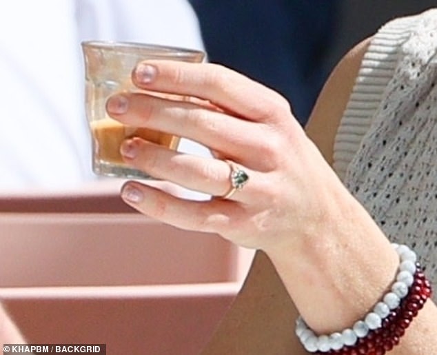 Kate, who opened up about her battle with an eating disorder last week, was seen wearing a diamond star on her ring finger, leading to speculation that they have quietly gotten engaged.