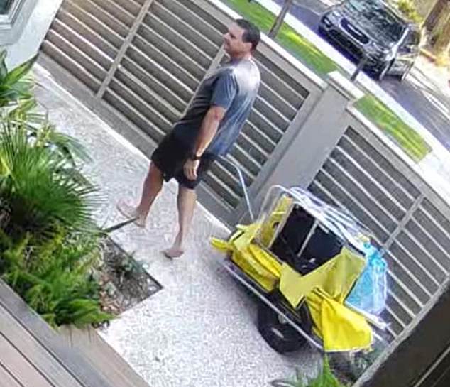 He was captured on camera with no shoes and no phone, adding to his family's concerns as searches expand across the island