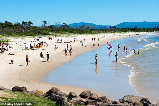 During the last financial year, the number of new House of Representatives approvals in the regional areas of each state (pictured is Byron Bay) declined