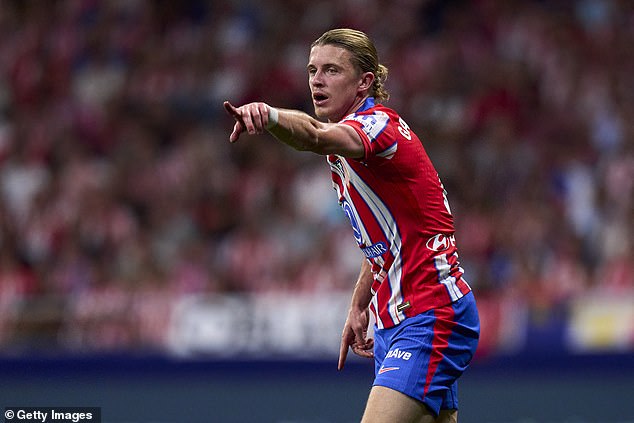 Gallagher made his Atletico Madrid debut on Sunday after his £34million move from Chelsea