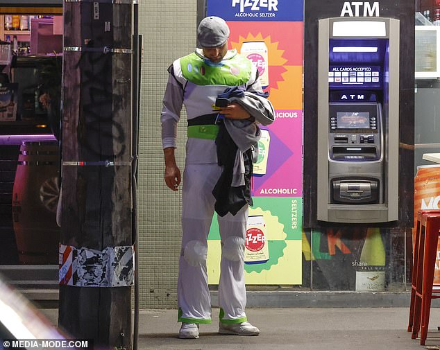 Tigers star Toby Nankervis turned heads when he dressed as Buzz Lightyear from the Toy Story films