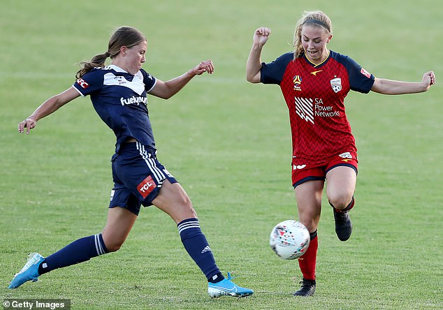 A 2023 survey conducted by the Safe Football Project on behalf of Professional Footballers Australia found that 16 percent of 172 players surveyed experienced some form of abuse (pictured during an A-League women's match).