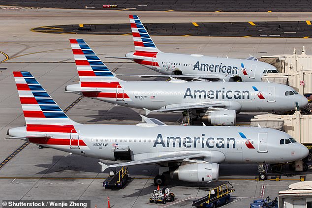 This isn't the first time there have been allegations of sexual assault aboard an American Airlines flight. (Stock photo of two American Airlines passenger planes at Phoenix Sky Harbor)