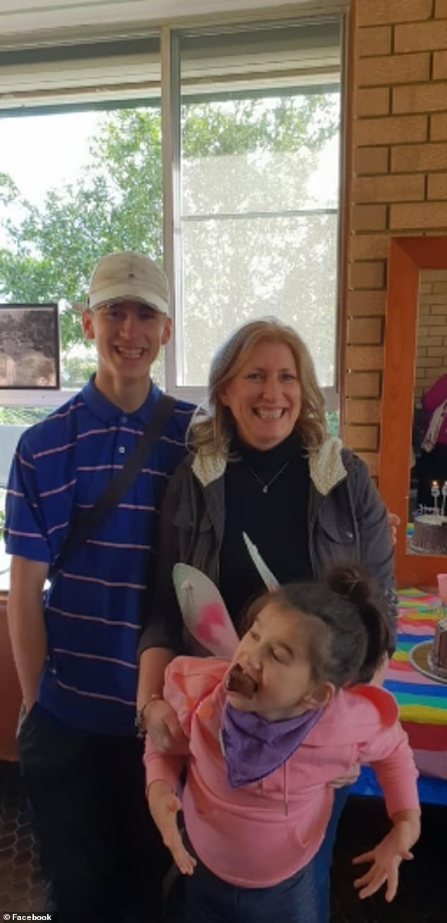 Christopher Carrig (left) was accused of spray-painting Nazi graffiti with his mother Jennifer and sister Ella about seven years ago and arrested eight days before the tragic deaths of his sister and mother.