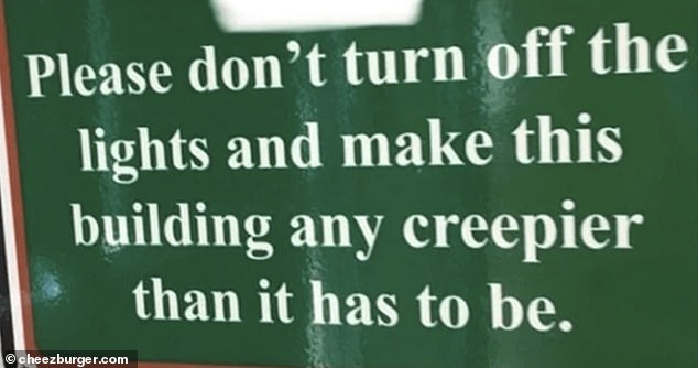 Spooky! A New Jersey college decided to warn students to keep the lights on for their own peace of mind