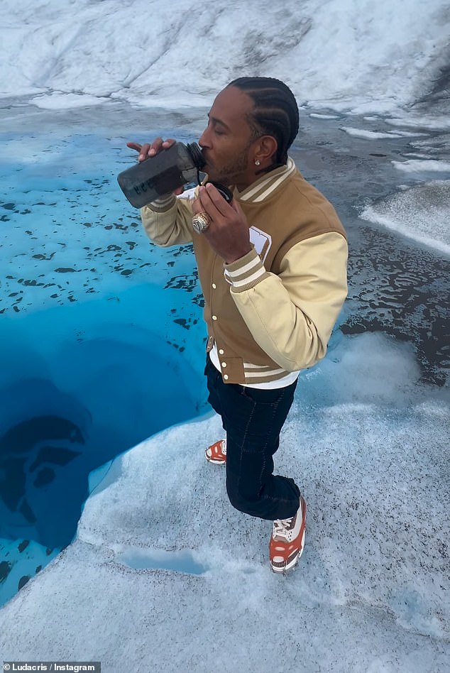 The 46-year-old rapper and actor went viral on Monday after posting a clip of himself filling a bottle with water from a glacier and drinking it, prompting concerns among followers about the safety of drinking untreated glacier water.