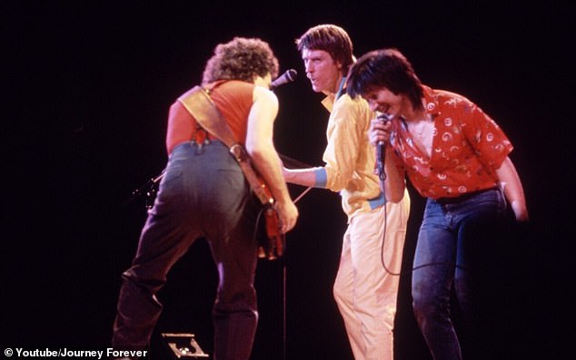 Studies have shown that Don't Stop Believing by Journey (pictured) was one of the most common earworms. This may be due to the tempo and ascending and descending melody that many earworms share