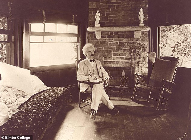 The first recorded reference to an earworm occurs in 1876 in a short story written by Mark Twain (pictured) called A Literary Nightmare in which he describes being haunted by a catchy jingle