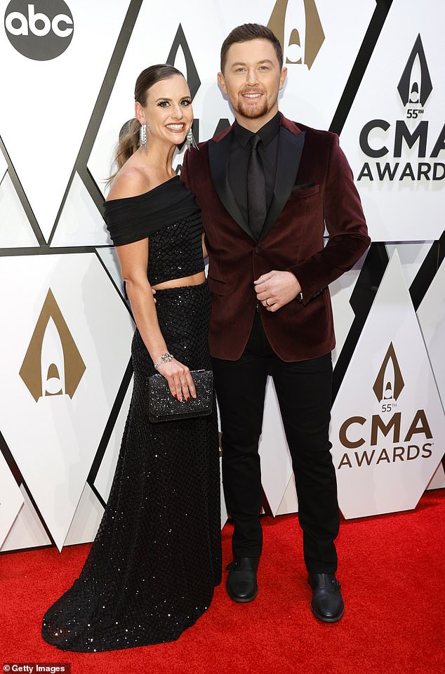 The country singer has been married to his wife Gabi since 2018; pictured 2021