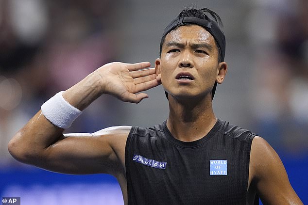 You shocked the world number 3 by winning the second set - and then closed his ear to the crowd