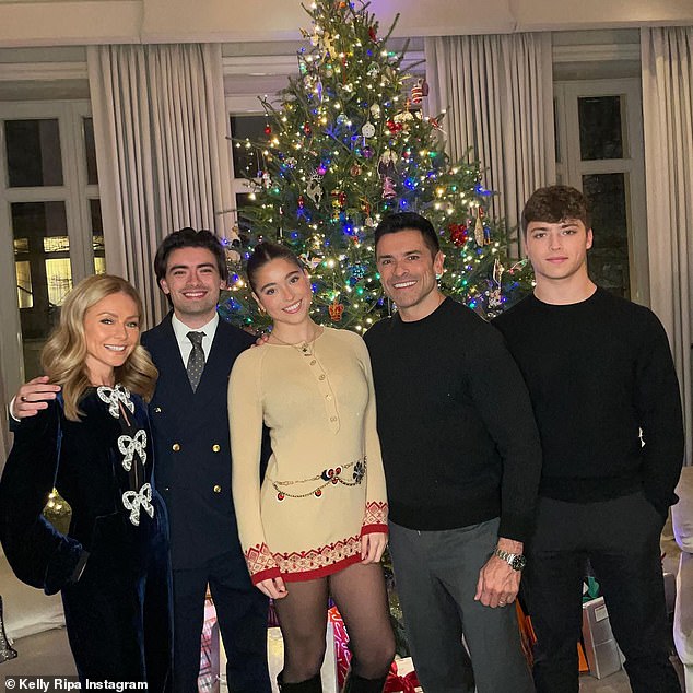 The couple have three children: Michael, 27, Lola, 23, and Joaquin, 21