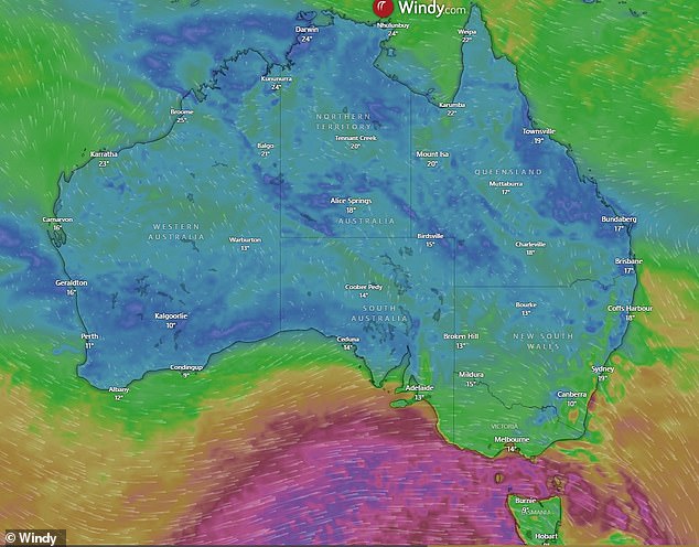 Urgent weather warnings have been issued for five Australian states as much of the country faces devastating wind gusts