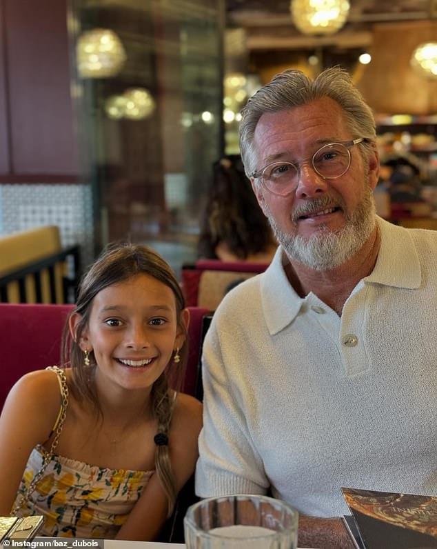 The 64-year-old Living Room star shared the heartbreaking post on Instagram on Tuesday, in which he described how his 12-year-old daughter Arabella (left) was bullied at school