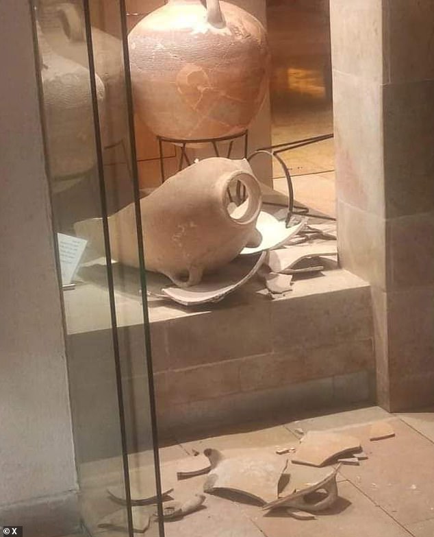 A restoration specialist has now been appointed to restore the pot, and museum officials say it will be back on display in the exhibition space 