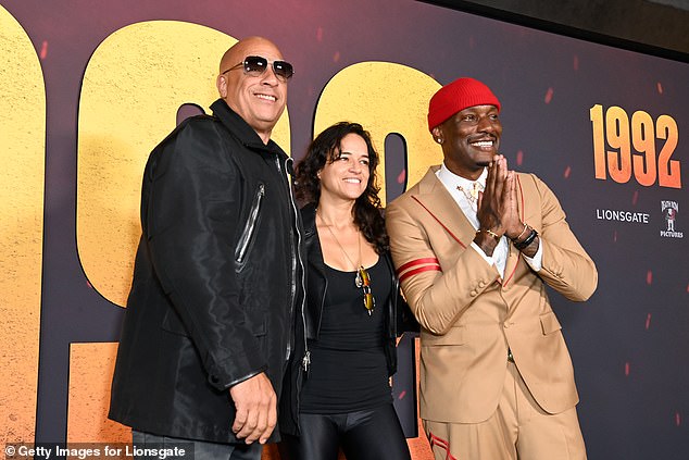 Tyrese also received support from his Fast & Furious co-stars Michelle Rodriguez and Vin Diesel