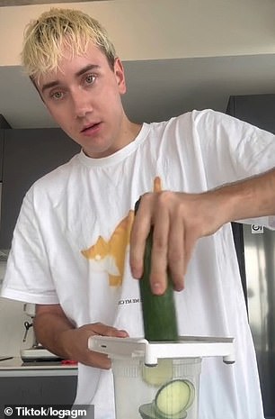 The Ottawa, Canada-based content creator starts most of his videos with the words, “Sometimes you gotta eat a whole cucumber, let me show you the best way to do it.”