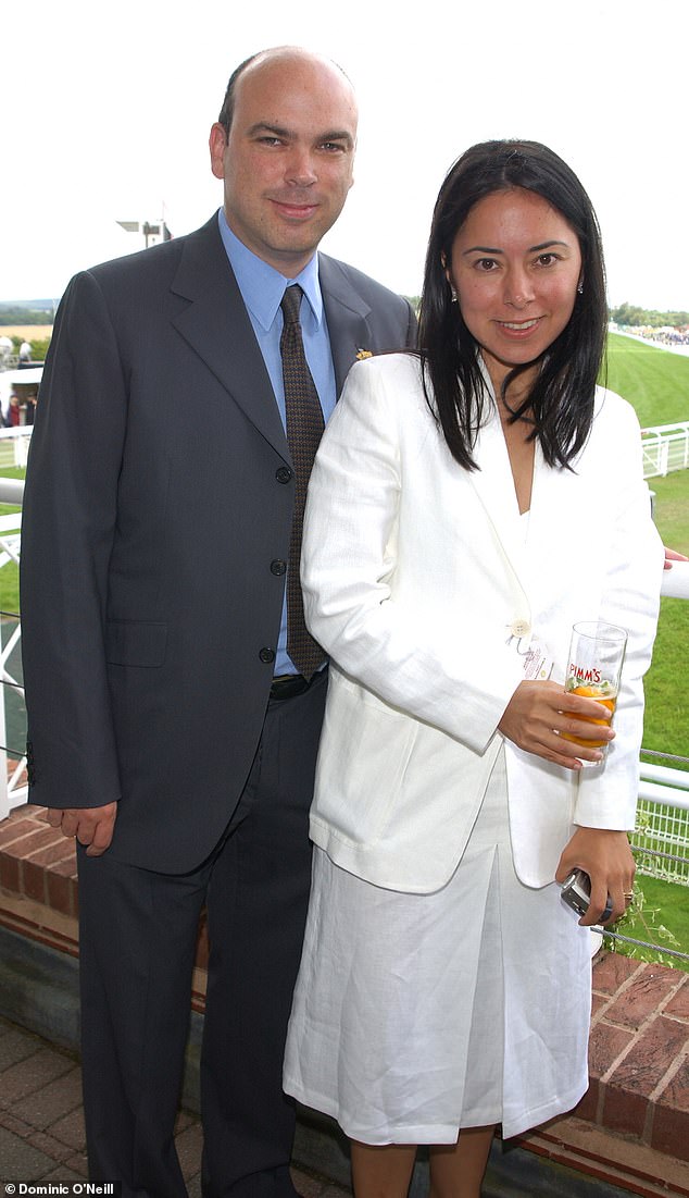 Dr. Lynch with his wife Angela, who managed to escape Monday's disaster