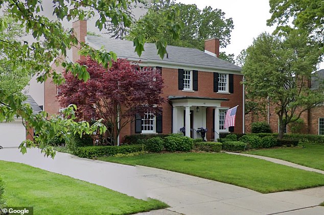 The Tague House in Grosse Pointe, Michigan, is pictured above