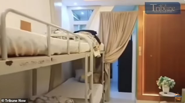 Some rooms have bunk beds, while others are designated as single rooms