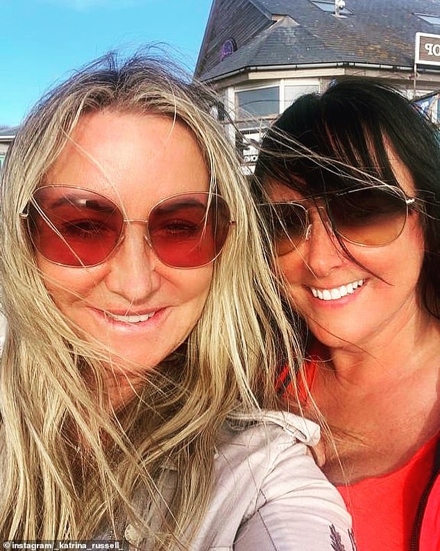 Katrina Russell and Megan Mathews pictured together. They are still best friends after being famous 'It girls' in the 90s