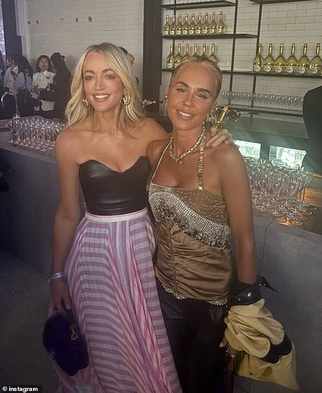 The best friends, who are often photographed together, shared a number of snaps of their designer outfits on Instagram, with Jackie wearing a $10,100 Louis Vuitton skirt