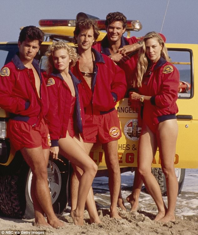 It stars Billy Warlock as Eddie Kramer, Parker Stevenson as Craig Pomeroy, David Hasselhoff as Lt. Mitch Buchannon, Shawn Weatherly as Jill Riley