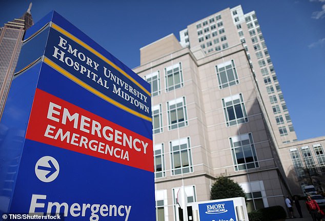 She spoke to local news organizations from her hospital bed at Emory University Hospital in Georgia