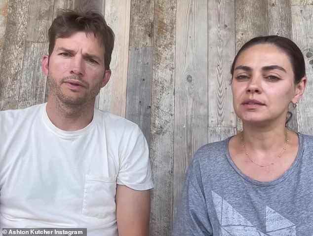 Kutcher and Kunis' appearance in LA comes nearly a year after they were criticized for writing letters to the judge in the case of convicted rapist Danny Masterson, prompting them to publicly apologize