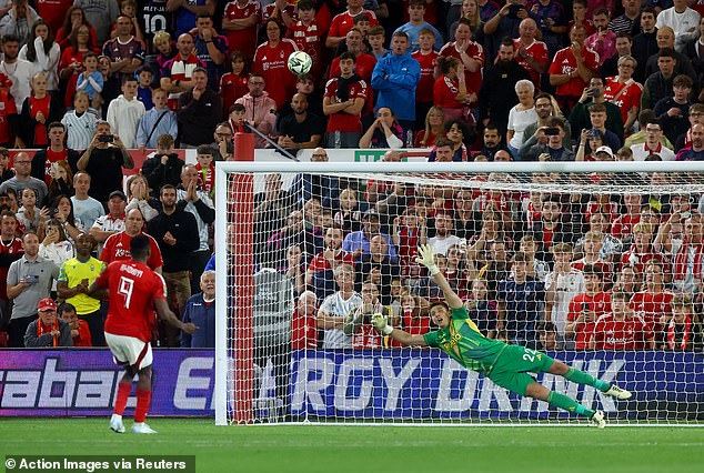 Forest striker Taiwo Awoniyi fired his penalty over the bar to give Toon a penalty win