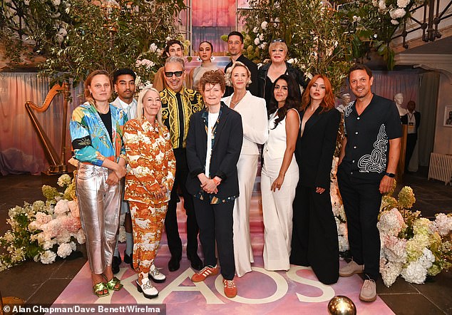 Katie Carpenter, Nabhaan Rizwan, Jane Featherstone, Jeff, Misia Butler, Aurora Perrineau, Charlie Covell, Killian Scott, Janet, Suzy Eddie Izzard, Leila Farzad, Billie Piper and Chris Fry were also in attendance (photo L-R)