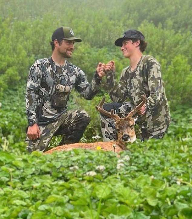 The 33-year-old reality star revealed how her teen told her about his decision to permanently move to Alaska to live with his father, Levi Johnston, her ex-fiancé; (Levi on left, Tripp on right)