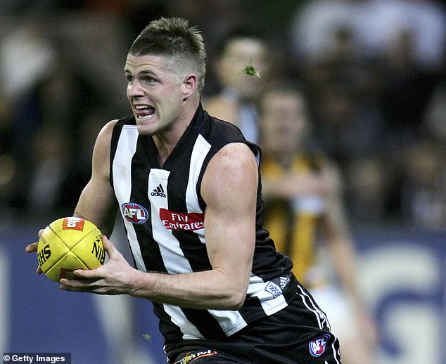 Cloke, 42, played 76 games for the Collingwood Magpies between 2002-2006