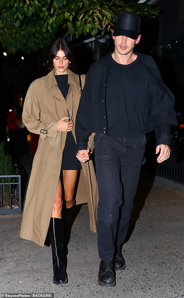 The cryptic post comes less than two weeks after she and Austin were spotted holding hands after enjoying dinner with friends in New York City (pictured)