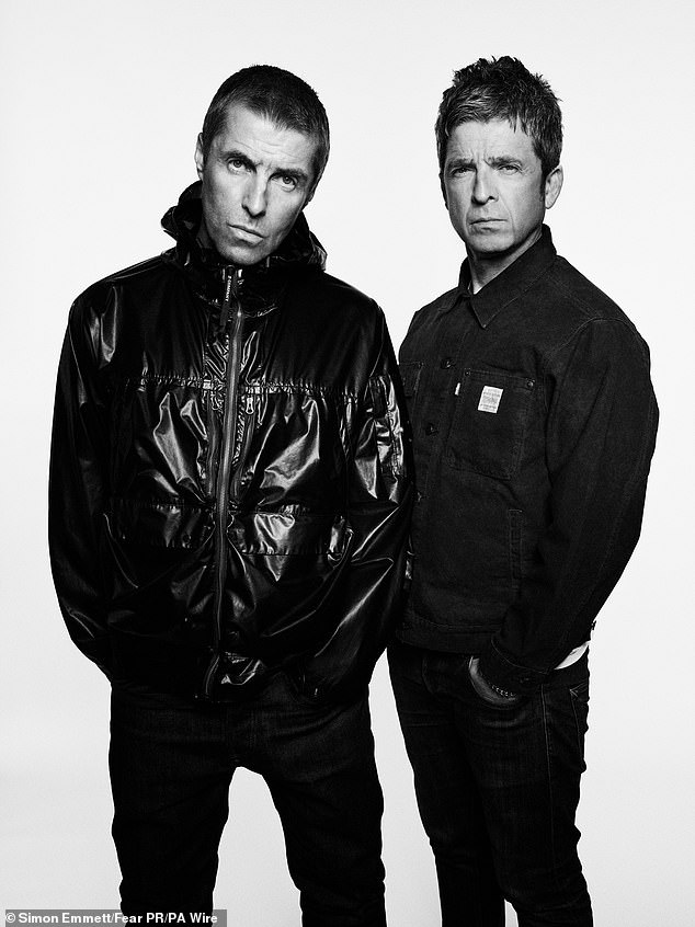 Liam and Noel Gallagher confirmed yesterday that Oasis have reunited for a massive UK and Ireland tour, and they're pictured here together for the first time in years