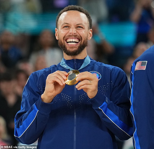 Curry inspired the US to a gold medal at the Paris Olympics earlier this month