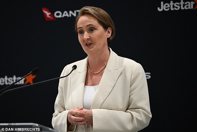 Qantas CEO Vanessa Hudson (pictured) said the new wage deal could lead to higher airfares