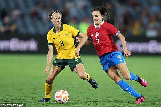 Liège played at the 2021 Tokyo Olympics and was part of the Matildas' World Cup squad on home soil last year