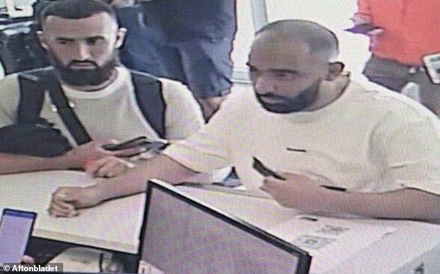 Both were captured on CCTV footage at a car rental counter at Copenhagen Airport, hours before they disappeared in July.