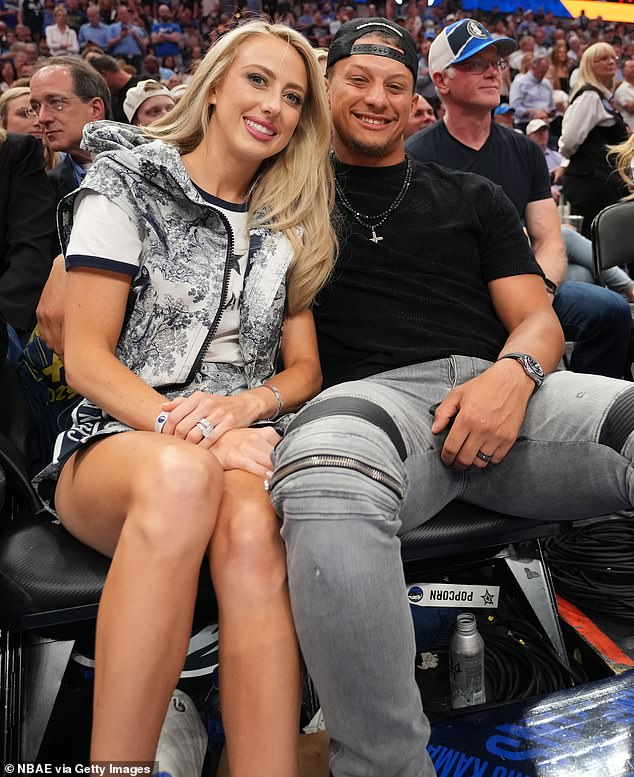 Brittany has been married to Chiefs star quarterback Patrick Mahomes since 2022