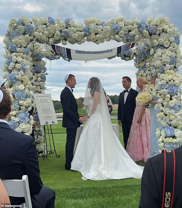 Miller and Moreno married in August 2022 at Trump's Bedminster in New Jersey