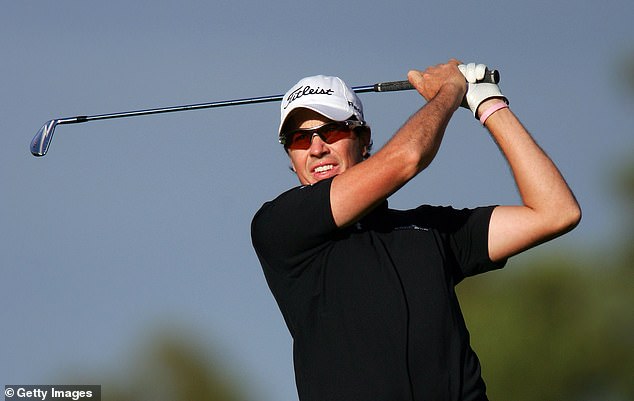 Friends of the golfer describe him as 'super relaxed and down to earth', with a reputation for eloquence and always up for a good time (Clint is pictured at the Australian Open in 2010)