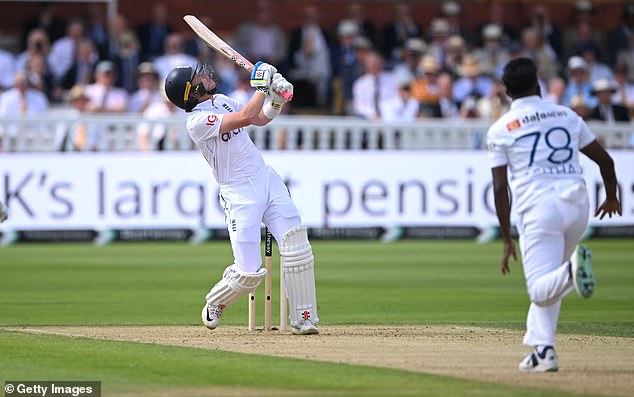 Pope again struggled with the bat as the England captain missed just 1 stroke at Lord's