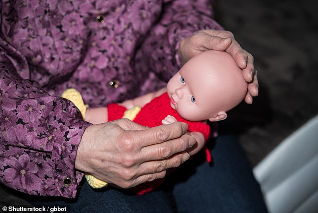 The elderly patient with dementia believed that the therapy doll was her real newborn baby