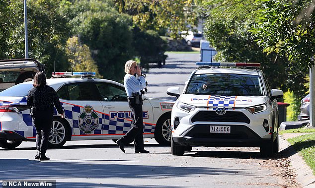 Neighbours told Daily Mail Australia that a single mother and two primary school-age children lived in the home, which is owned by the Queensland Government