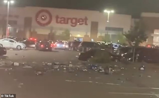 In July, the migrant gang was also blamed for a shooting in a Target parking lot