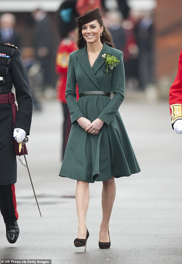 Kate definitely set the trend when she wore a £1,150 green Emilia Wickstead dress to a St Patrick's Day Parade in 2012