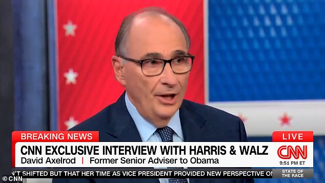 David Axelrod, a former Obama strategist, delivered a brutal assessment in CNN's post-game analysis, saying Harris 