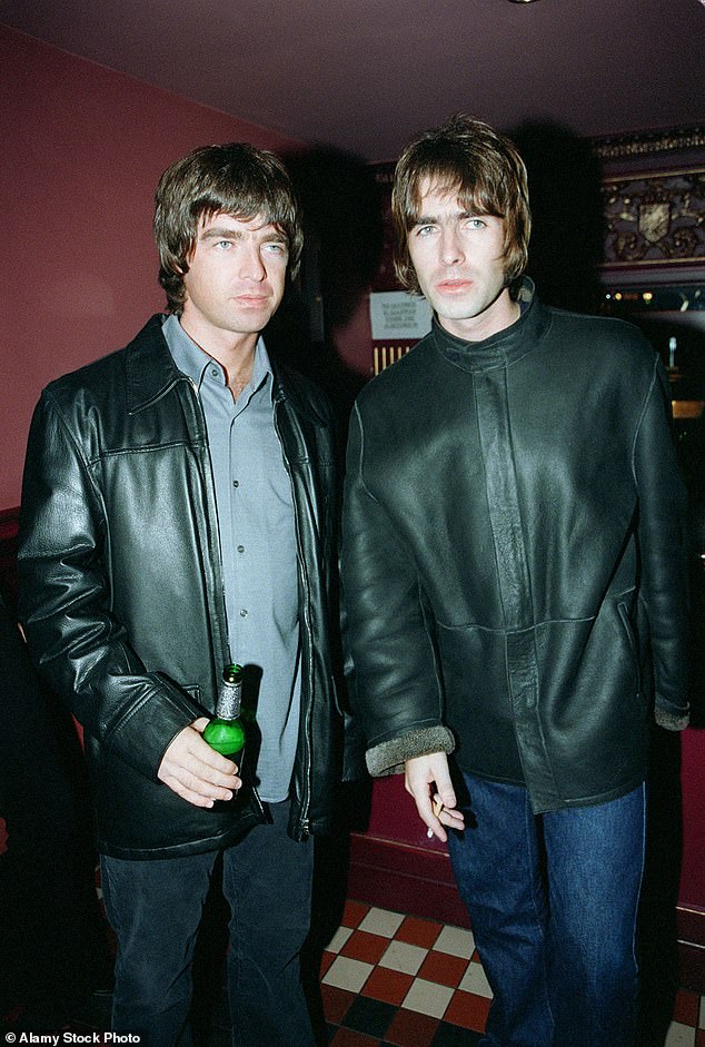 Noel explained that although the band appeared to be a success to the public, they had been together for three and a half years, describing it as a 'long grind' (pictured 1998)