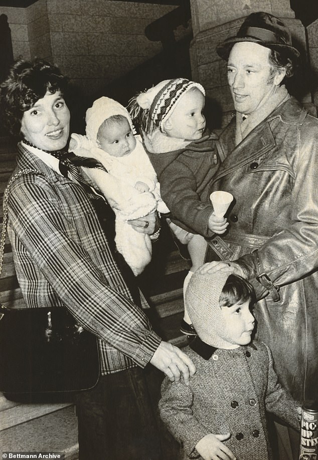 After becoming estranged from her husband Pierre Trudeau in the late 1970s, Margaret (along with Pierre and their children in 1975) embraced an unconventional lifestyle for a former First Lady